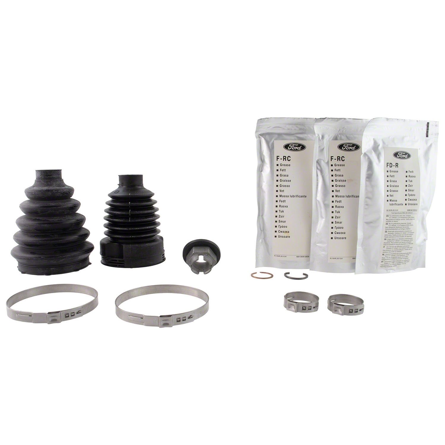 DIESEL◆Oval Dロゴ ブーツ Cv Joint Boot Kit - Left, Front 1.6L | FordUS