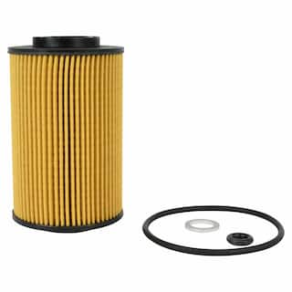 Engine Oil Filter Kit Element and Gasket - Front OEM Parts QFL8