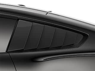Mustang 2018-2023 Air Design® Shadow Black Quarter Window Louvers OEM Parts VJR3Z63280B10CG