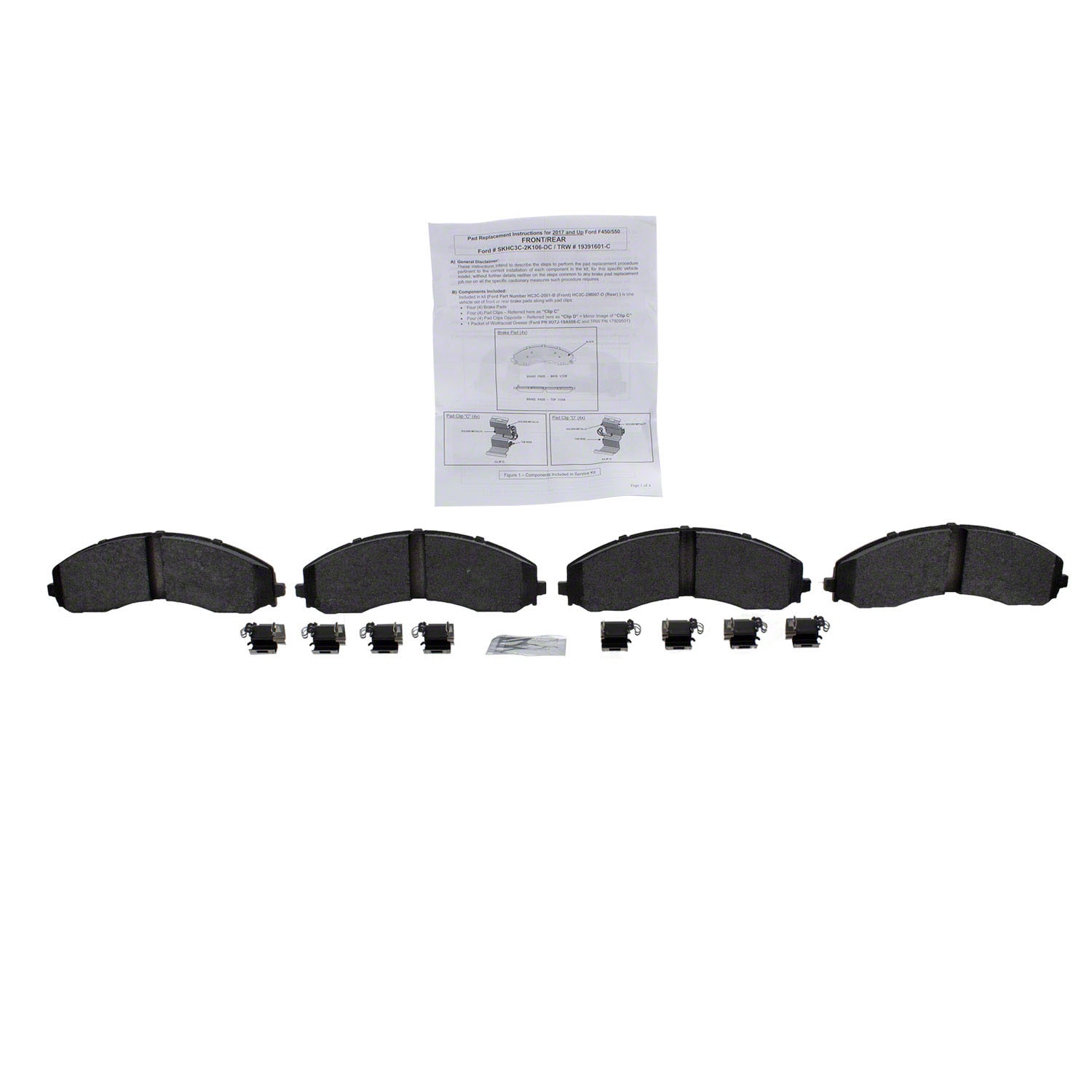 disc-brake-pad-set-kit-brake-lining-front-fordus