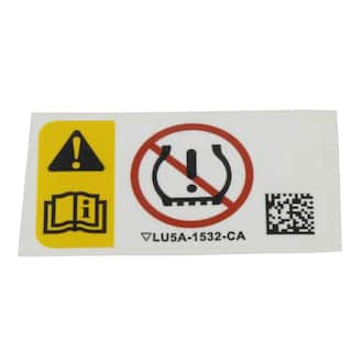 Caution Label Decal Spare - 18 X 7.5