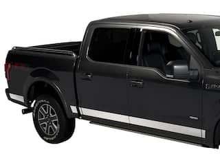 F-150 Reg Cab 2021-2025 Black Platinum Body Side Molding for 8.0' Bed OEM Parts VML3Z9910146B