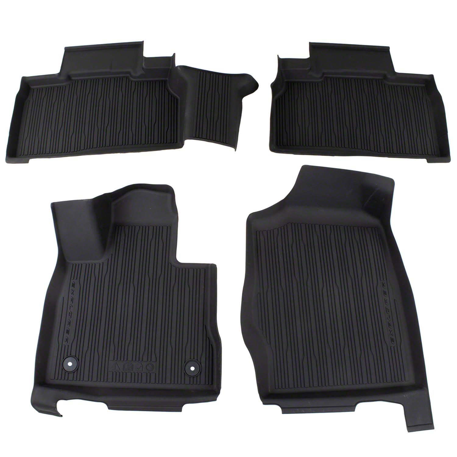 Explorer 2021 2025 Black Floor Liners 4 Piece Set