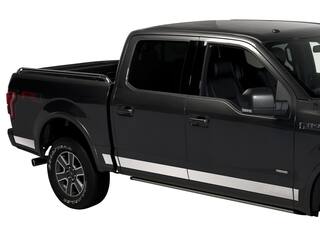 F-150 SuperCab 2021-2025 Black Platinum Body Side Molding for 6.5' Bed OEM Parts VML3Z9910146C