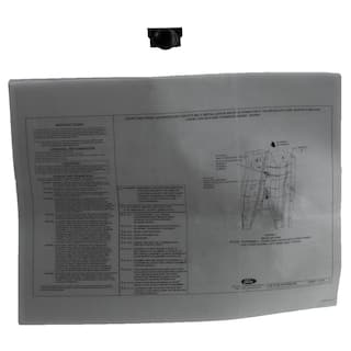 Cover Seat Belt Bracket - Left, Right, Rear OEM Parts FL3Z16612A64GC