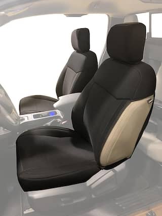 Ranger 2019-2023 NeoSupreme Front Captain's Chair Seat Covers in Black OEM Parts VKB3Z15600D20C