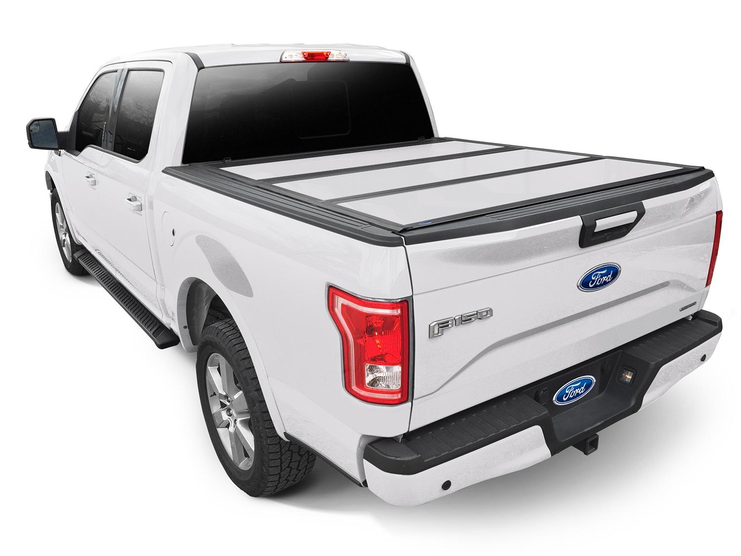 F 150 2021 2024 UnderCover Star White Tri Coat Hard Folding Tonneau Cover for 5.5 Bed FordUS