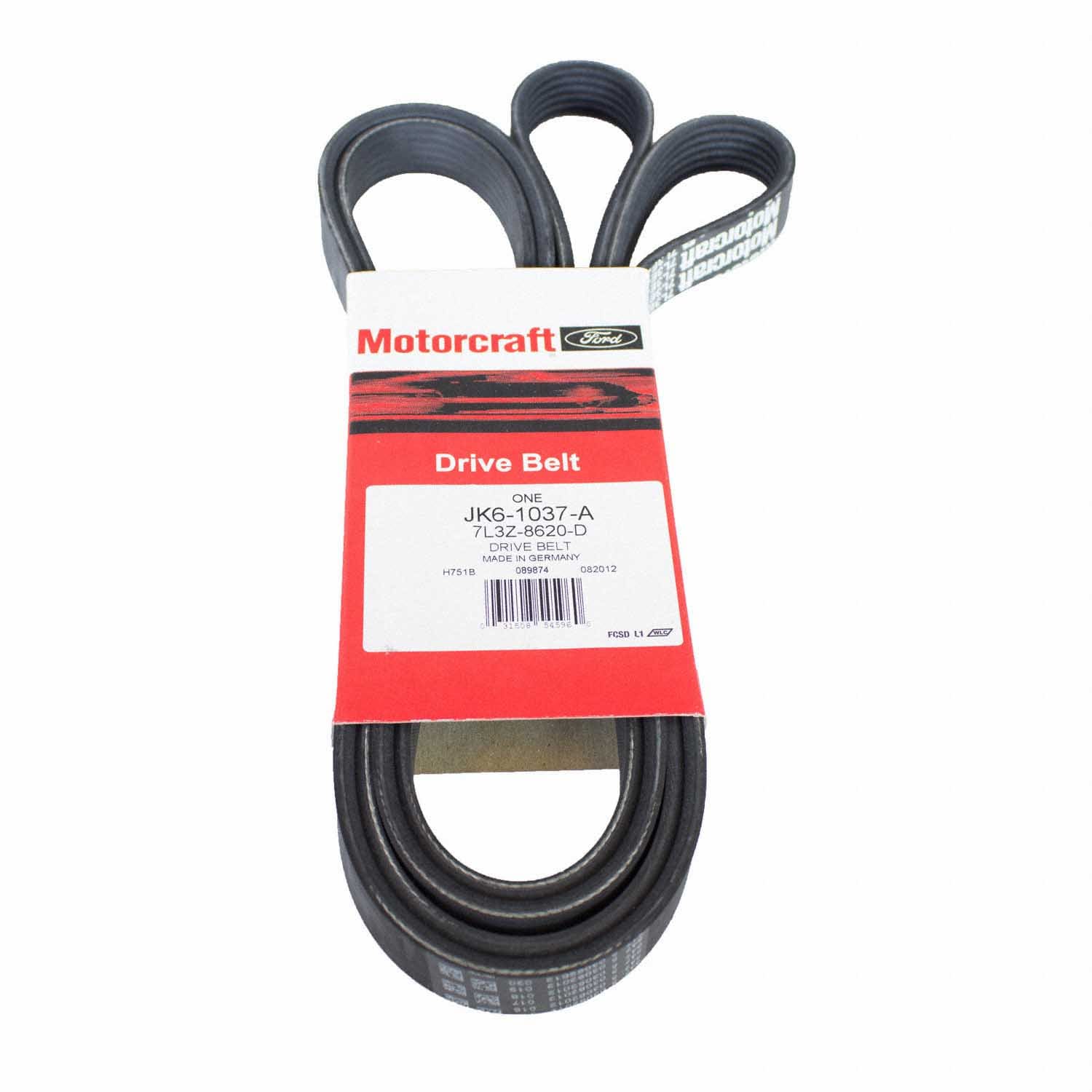 Genuine Ford Motorcraft JK4-533 Drive Belt V-Belt JL3Z-8620