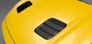 Mustang 2018-2023 Air Design® Matte Black Hood Louver OEM Parts VJR3Z16C630C