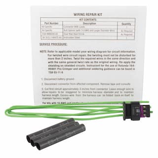 Ignition Coil Connector Wire - Front, Back OEM Parts WPT1287