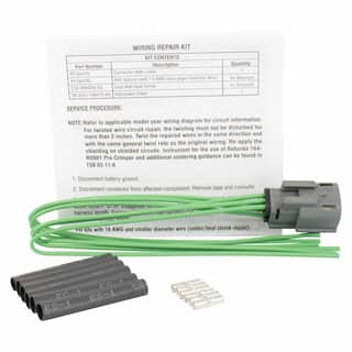 Nitrogen Oxide (NOx) Sensor Connector Wire - Left, Right OEM Parts WPT1375