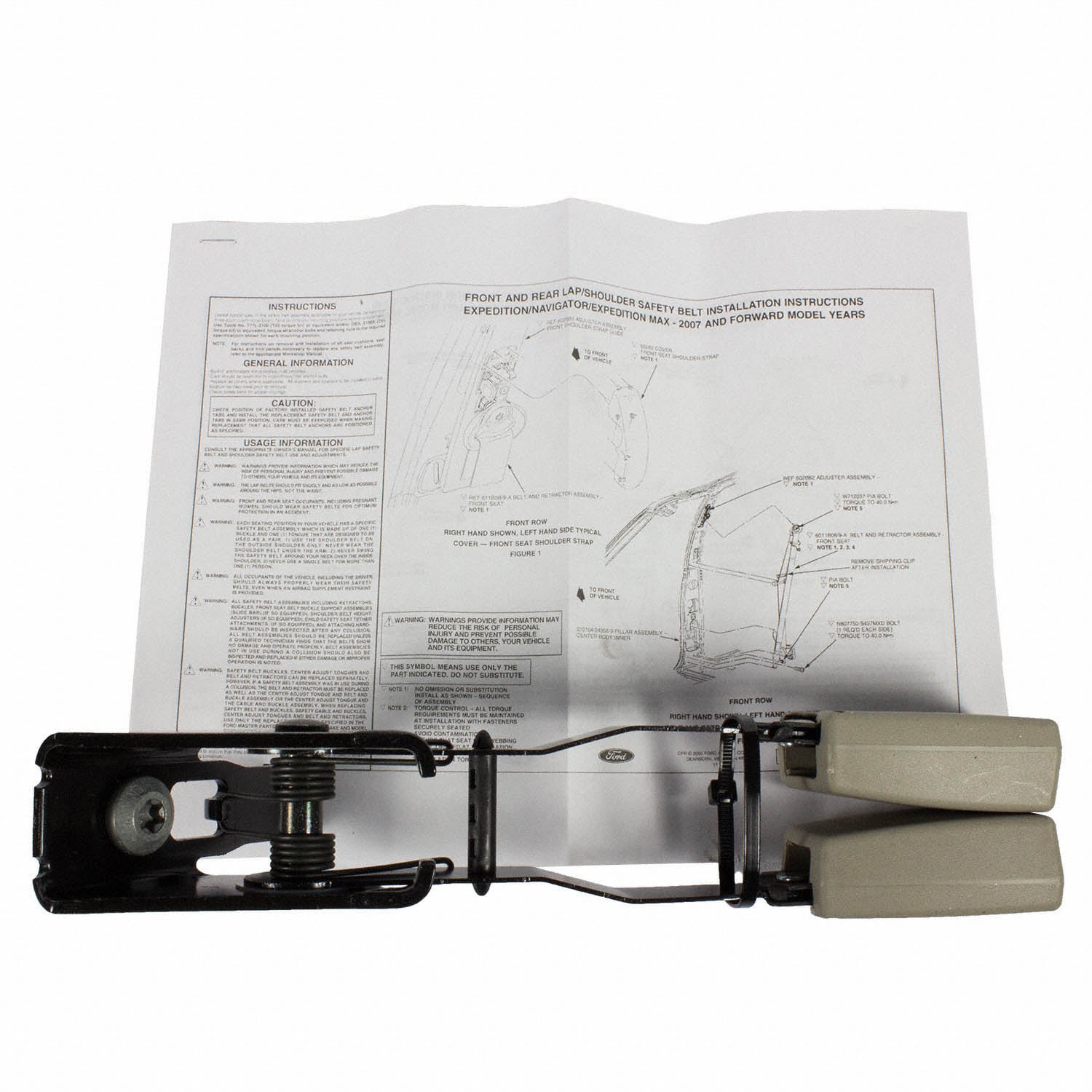 Seat Belt Receptacle And Buckle - Rear  7L1Z7860045AA