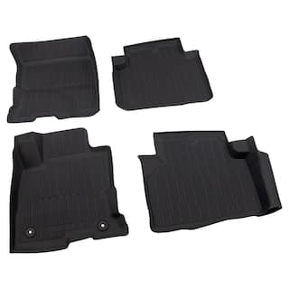 Escape 2020-2025 Black Floor Liner, Tray Style, 4pc Set for Hybrid Engines OEM Parts LJ6Z7813300BB