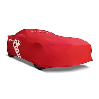 Mustang GT500 2020-2022 Indoor Red Full Car Cover for Large Wing Models OEM Parts VLR3Z19A412H