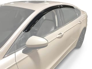 Fusion 2013-2020 Side Window Deflectors - Low Profile, Smoke by Husky Liners® OEM Parts VKS7Z18246A