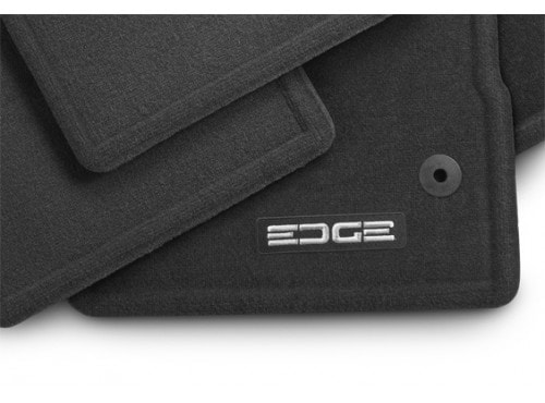 Edge 2012 2014 4pc Front and Rear Ebony Black Carpet Floor Mat Set FordUS