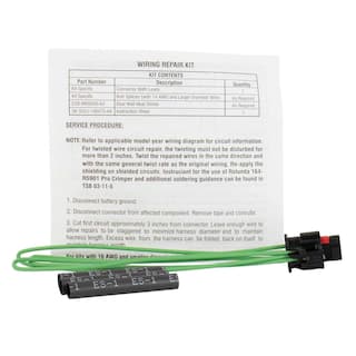 Auxiliary Coolant Pump and Motor Connector Wire - Front, Rear 1.5L OEM Parts WPT1301