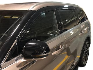 Aviator 2020-2025 Side Window Deflectors - Low Profile, Smoke by Husky Liners® OEM Parts VLC5Z18246A