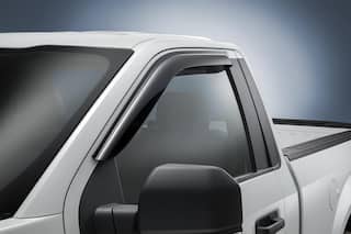 Super Duty Reg Cab 2006-2016 Side Window Deflectors - Low Profile, Smoke by Husky Liners® OEM Parts VGC3Z18246A