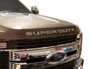 Super Duty 2017-2022 Black Platinum Lettering Hood Badge OEM Parts VHC3Z16606B