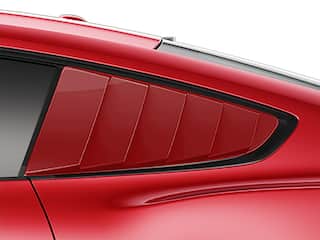 Mustang 2018-2019 Air Design® Ruby Red Quarter Window Louvers OEM Parts VJR3Z63280B10CC