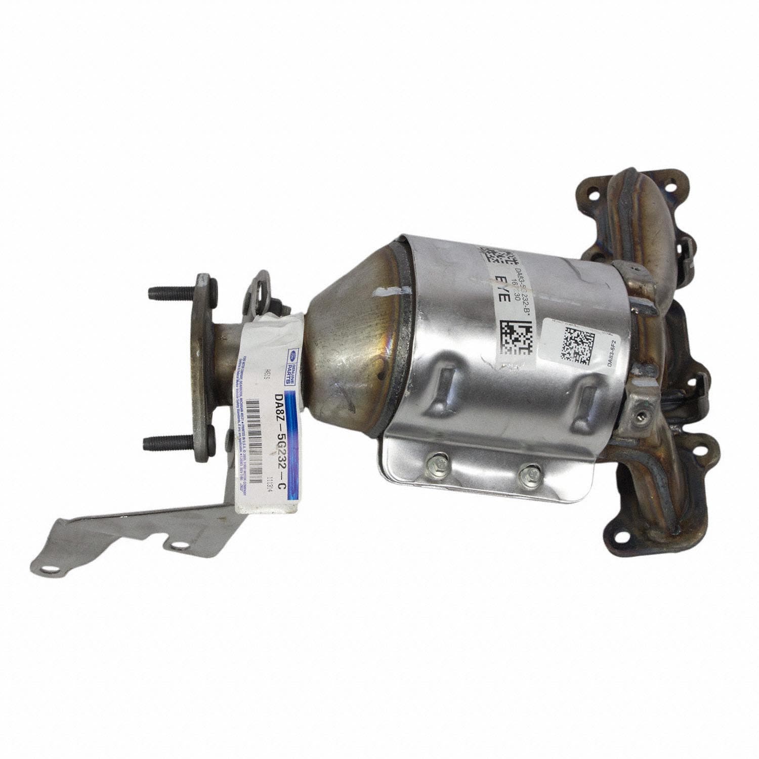 Catalytic Converter with Integrated Exhaust Manifold And Catalyst - Front 3.7L  DA8Z5G232C