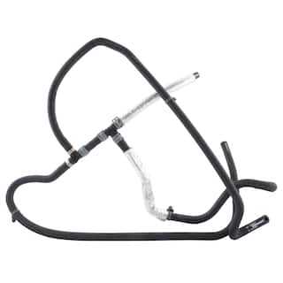A coolant hose that feeds to the overflow or recovery bottle in closed loop cooling system Engine - Back, Upper OEM Parts LC3Z8075PA