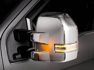 Chrome Dual Sail Mirror Caps w/ Trailer Tow Mirrors OEM Parts VFL3Z17D742F