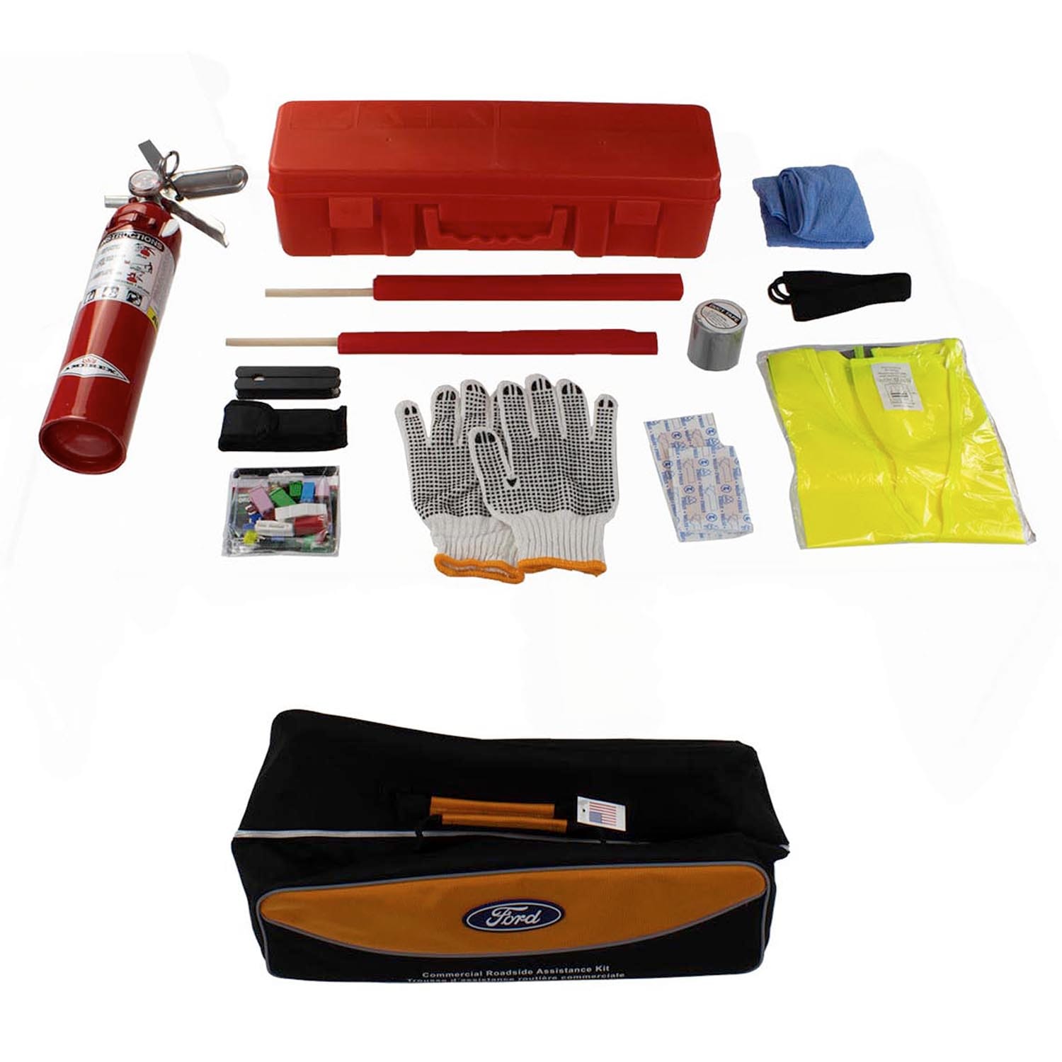 Commercial Use Roadside Assistance Kit with Ford Logo  VJL3Z19F515BA