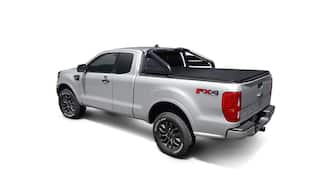 Ranger 2019-2023 Platinum Soft Roll-Up Truck Bed Cover by RealTruck Advantage® for 5.0' Bed Compatible w/ Sport Bar OEM Parts VKB3Z99501A42RA