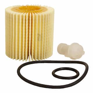 Engine Oil Filter Kit Element and Gasket - Front OEM Parts QFL23