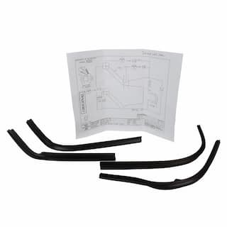 Cab Sliding Glass Weatherstrip Window - Back, Lower, Center OEM Parts 6L3Z1542052A