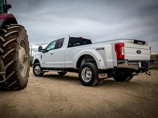 Super Duty DRW 2017-2022 Gatorback Black Ford Logo Splash Guards Rear Pair OEM Parts VHC3Z16A550V