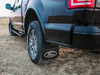 F-150 2015-2020 Gatorback Black Ford Logo Splash Guards Rear Pair OEM Parts VHL3Z16A550K