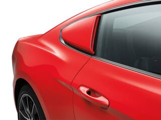 Mustang 2017-2023 Air Design® Race Red Side Quarter Window Scoop OEM Parts VHR3Z63280B10AB