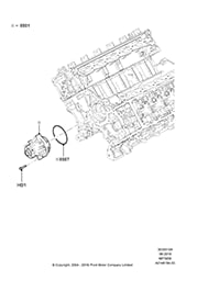 Engine Water Pump - With M36 Hub  PW684